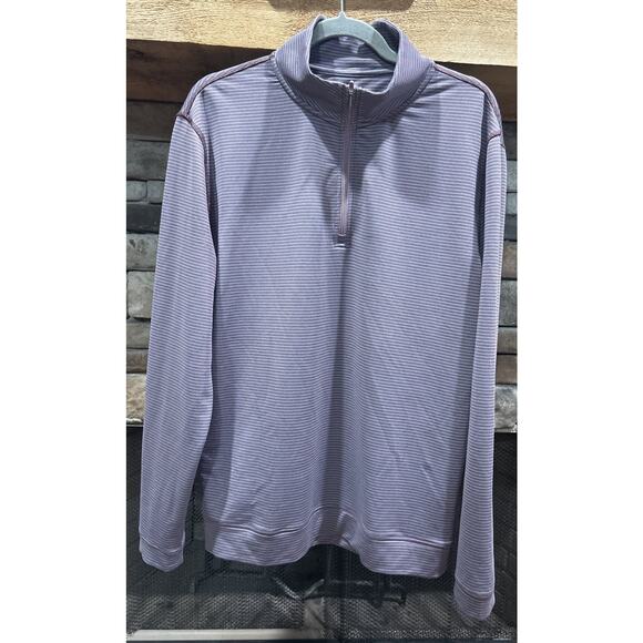 Onward Reserve Other - Men’s ONWARD RESERVE Performance Purple/Blue Striped 1/4 Zip Pullover Size M *B3